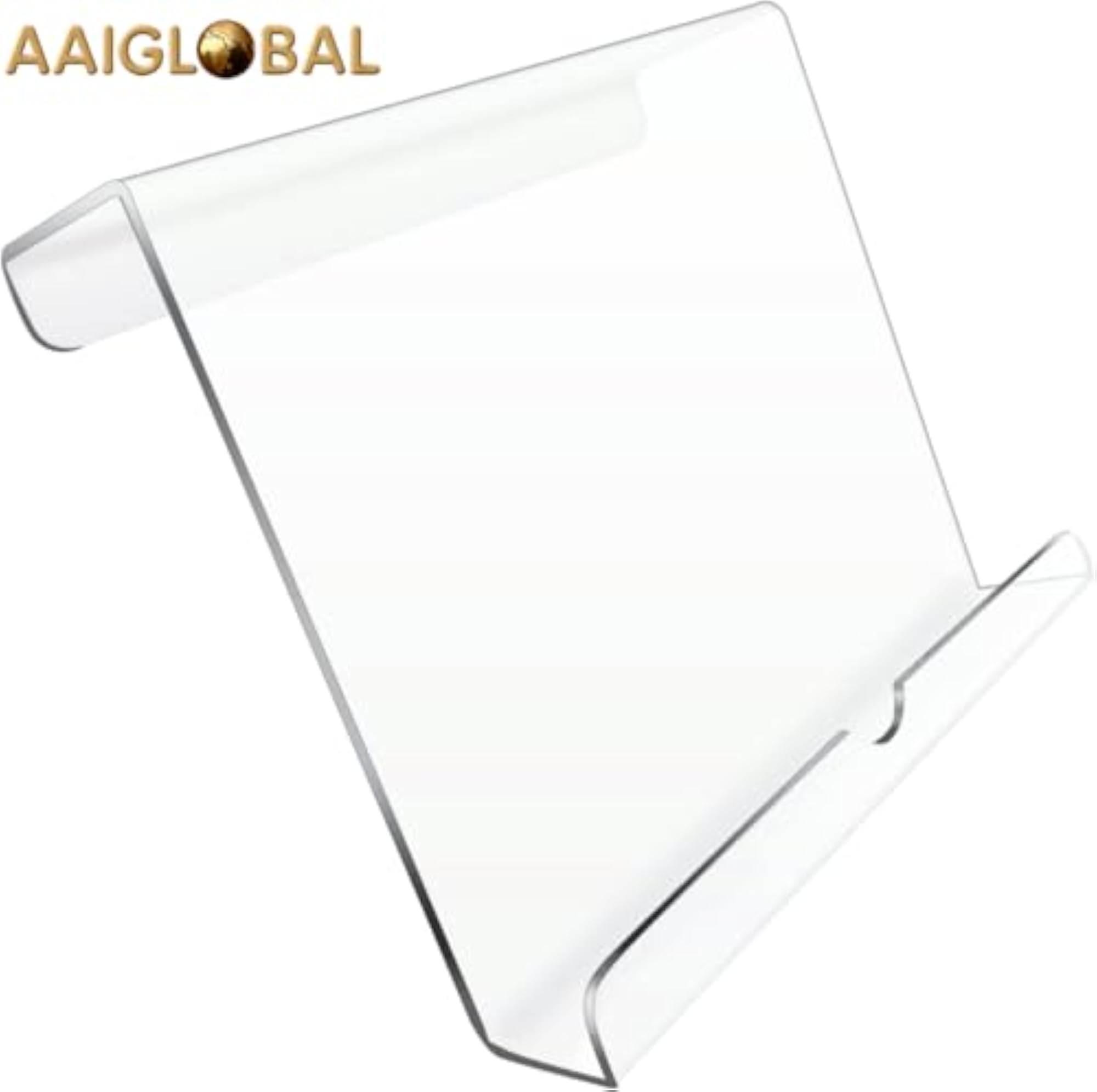 Acrylic Book and Tablet Stand, Modern X-Shape